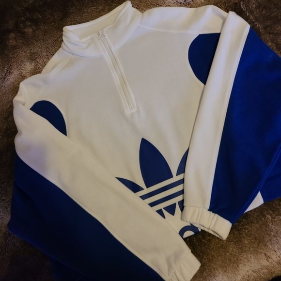 Adidas Original Quarter Zip Sweatshirt - Picture 6 of 6